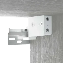 vidaXL - Spiegelkast met LED-verlichting 70x16,5x60 cm grijs sonoma