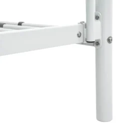 vidaXL - Stapelbed - Wit - metaal - 90x200 cm
