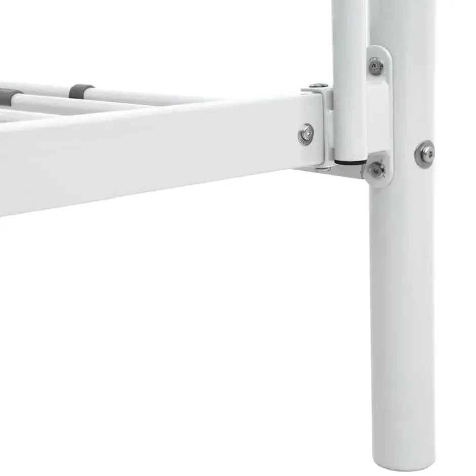 vidaXL - Stapelbed - Wit - metaal - 90x200 cm
