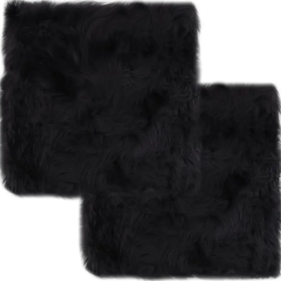 vidaXL - Stoelkussen - Grijs - Fleece