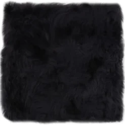 vidaXL - Stoelkussen - Grijs - Fleece