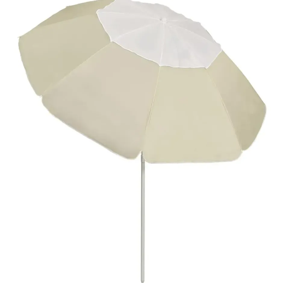 vidaXL - Strandparasol - Geel - Polyester