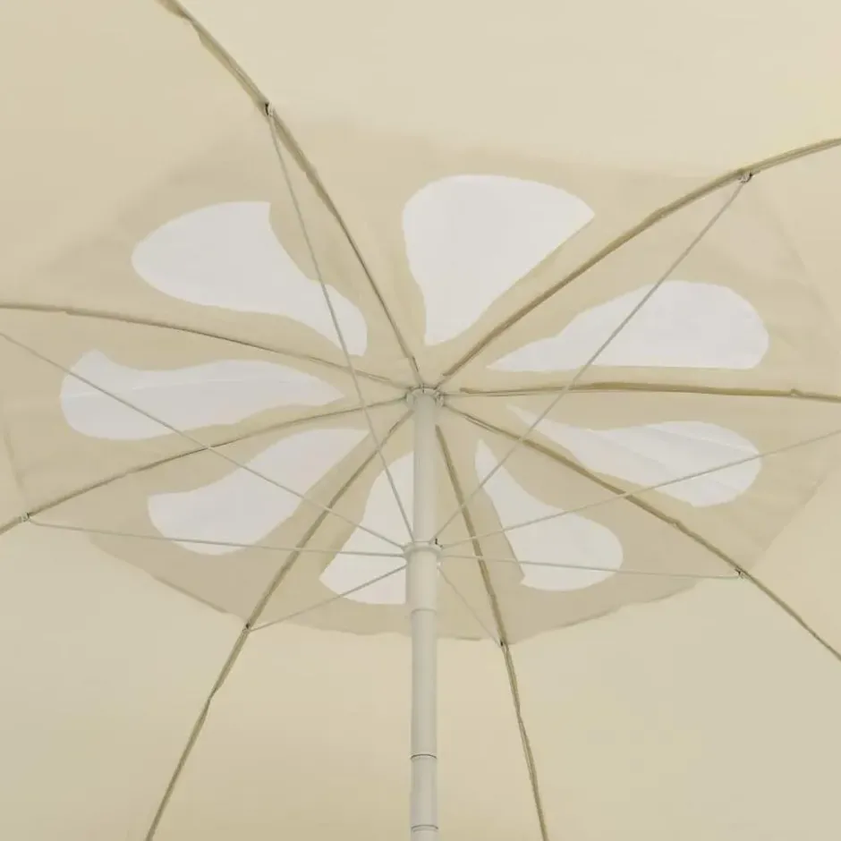 vidaXL - Strandparasol - Geel - Polyester