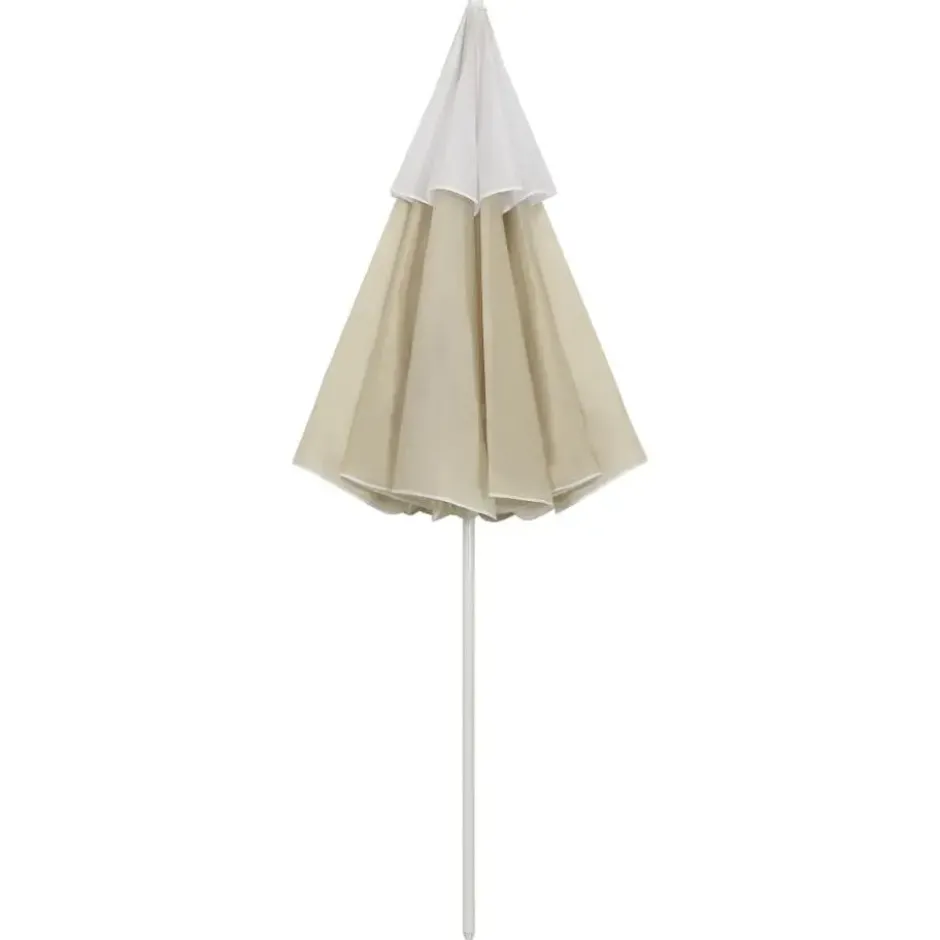 vidaXL - Strandparasol - Geel - Polyester