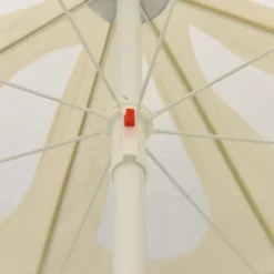 vidaXL - Strandparasol - Geel - Polyester