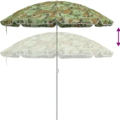 vidaXL - Strandparasol - Meerkleurig - Polyester
