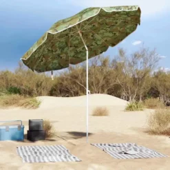 vidaXL - Strandparasol - Meerkleurig - Polyester