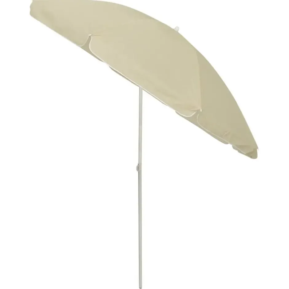 vidaXL - Strandparasol - Wit - Polyester