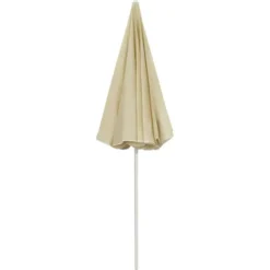 vidaXL - Strandparasol - Wit - Polyester