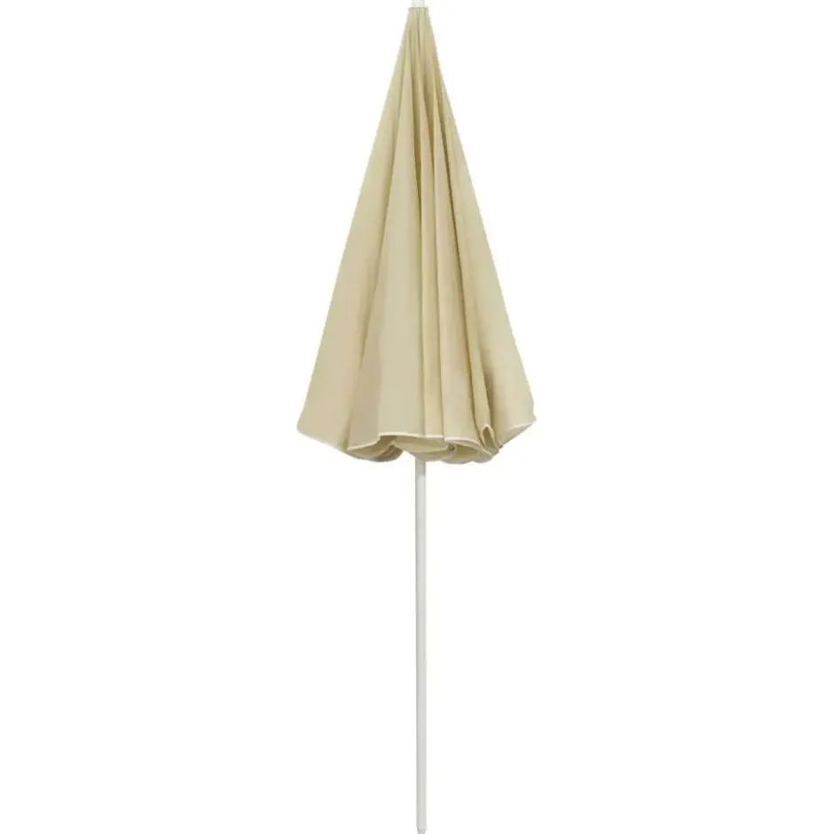 vidaXL - Strandparasol - Wit - Polyester