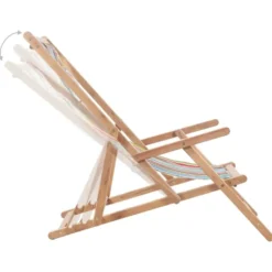 vidaXL - Strandstoel - Multikleur - Stof