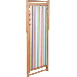 vidaXL - Strandstoel - Multikleur - Stof