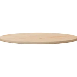 vidaXL - Tafelblad - Bruin - Grenenhout - Ø 80 x 2.5 cm