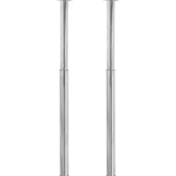 vidaXL - Tafelpoot - Zilver - IJzer - 2 stuks