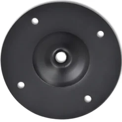 vidaXL - Tafelpoot - Zwart - IJzer - 4 stuks