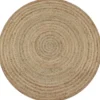vidaXL - Tapijt - Beige - Jute - 150 cm