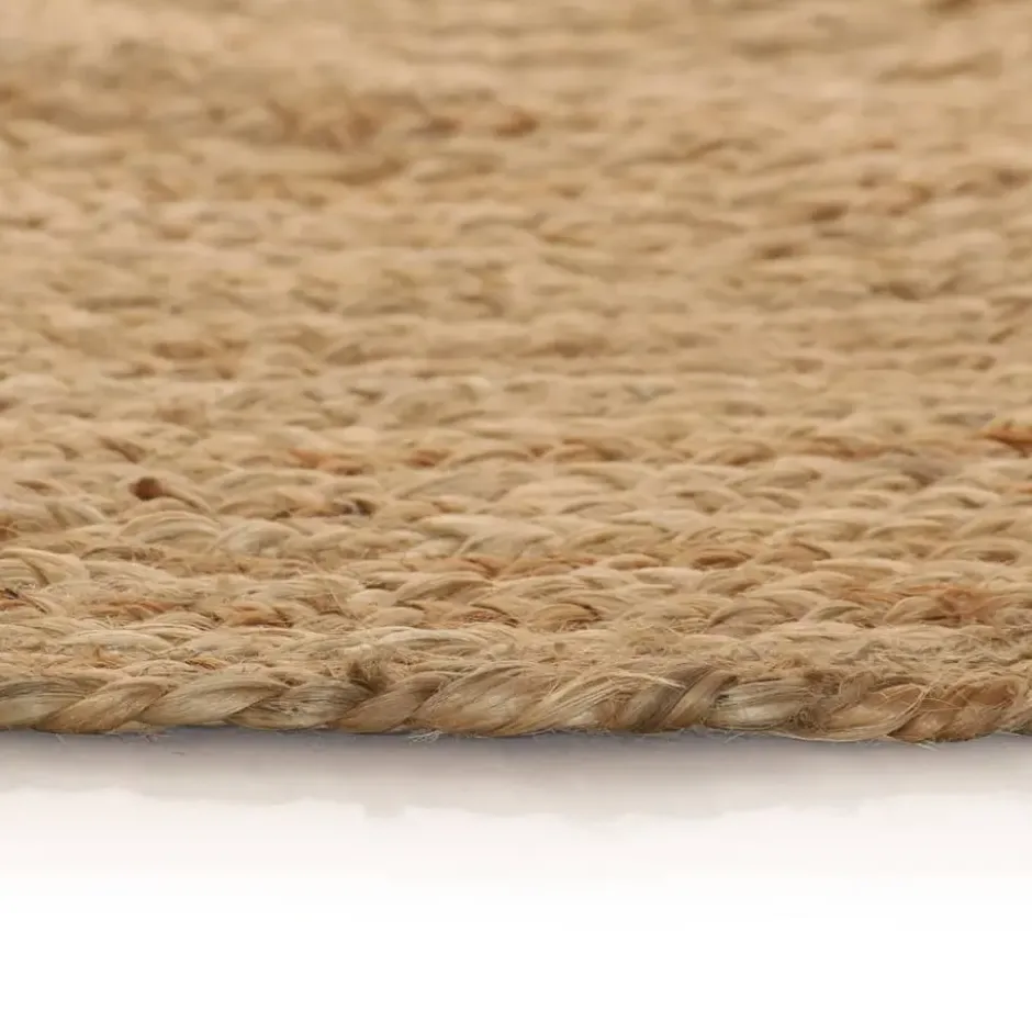 vidaXL - Tapijt - Beige - Jute - 120 cm