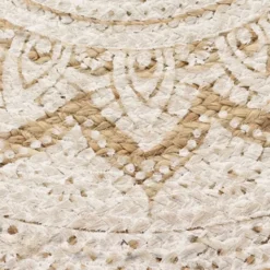 vidaXL - Tapijt - Beige - Jute - 150 cm