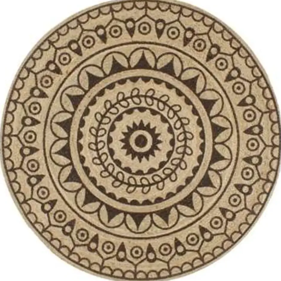 vidaXL - Tapijt - Bruin - Jute