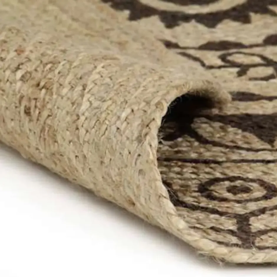 vidaXL - Tapijt - Bruin - Jute