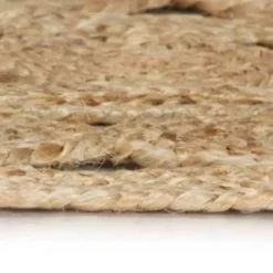 vidaXL - Tapijt - Bruin - Jute - 120 cm