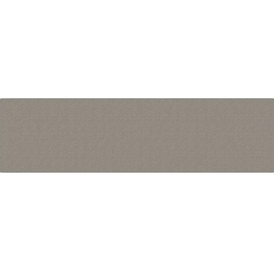 vidaXL - Tapijtloper - Zilver - Stof - 80 x 300 cm
