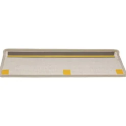 vidaXL - Tapijt Traptrede - Taupe - Polypropyleen