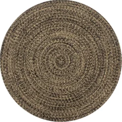 vidaXL - Tapijt - Zwart - Jute