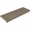 vidaXL - Trapmat - Beige - Stof - 15 stuks