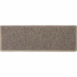 vidaXL - Trapmat - Beige - Stof - 15 stuks