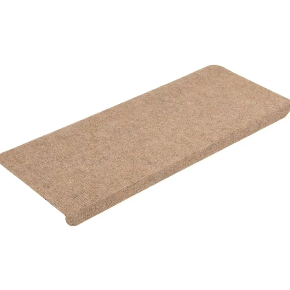 vidaXL - Trapmat - Beige - Stof - 65 x 24.5 x 3.5 cm - 15 stuks