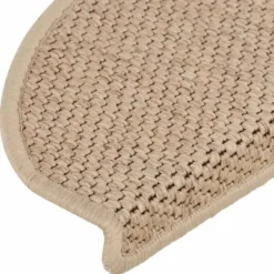 vidaXL - Trapmat - Beige - Stof - 65 x 21 x 4 cm - 15 stuks