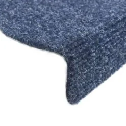vidaXL - Trapmat - Blauw - Polypropyleen - 65 x 21 x 4 cm - 15 stuks