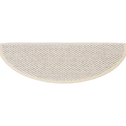 vidaXL - Trapmat - Crème - Stof - 65 x 21 x 4 cm - 15 stuks