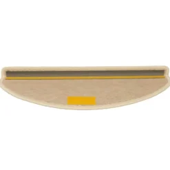 vidaXL - Trapmat - Crème - Stof - 65 x 21 x 4 cm - 15 stuks