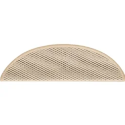 vidaXL - Trapmat - Crème - Stof - 56 x 17 x 3 cm - 15 stuks