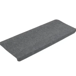 vidaXL - Trapmat - Grijs - Stof - 65 x 24.5 x 3.5 cm - 15 stuks