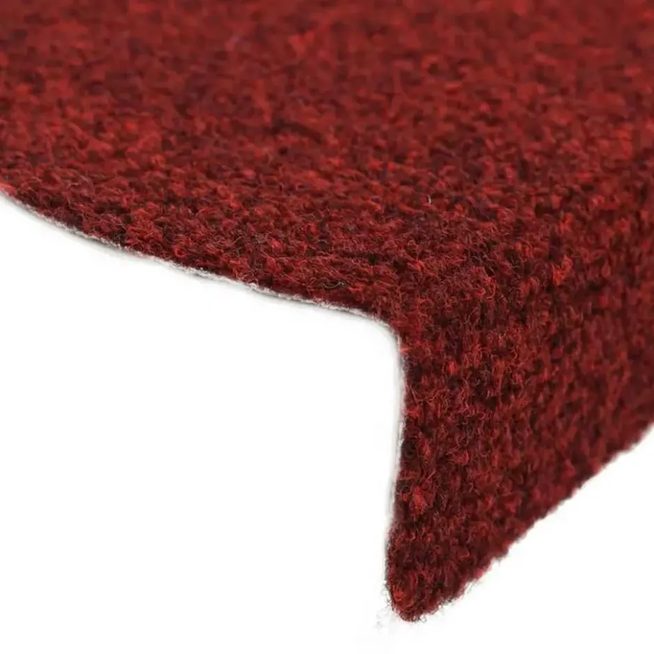 vidaXL - Trapmat - Rood - Polypropyleen - 65 x 21 x 4 cm - 5 stuks