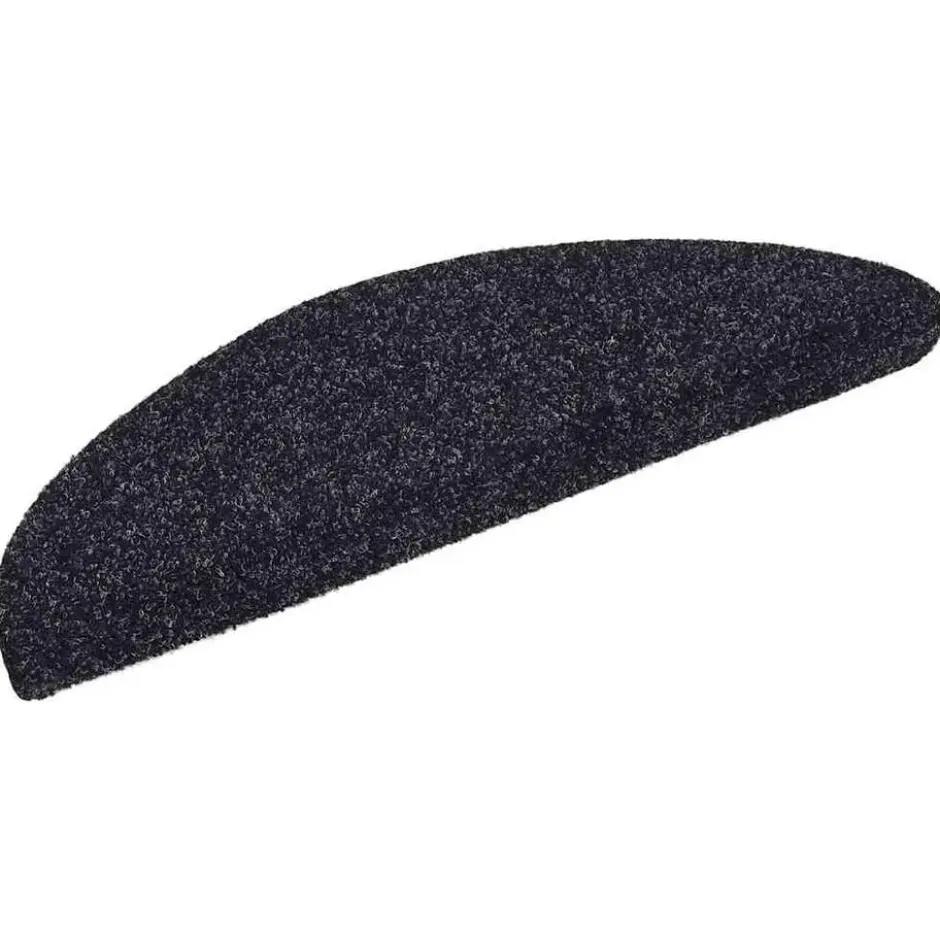 vidaXL - Trapmat - Zwart - Polypropyleen - 56 x 17 x 3 cm - 5 stuks