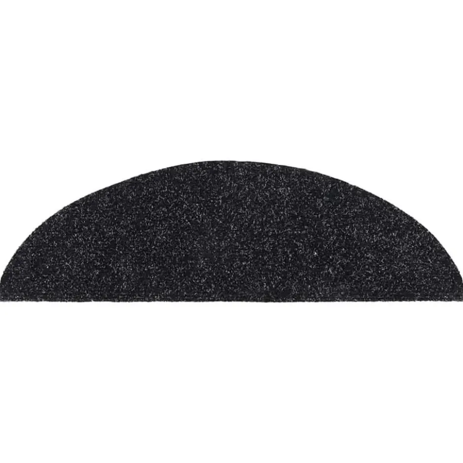 vidaXL - Trapmat - Zwart - Polypropyleen - 56 x 17 x 3 cm - 5 stuks