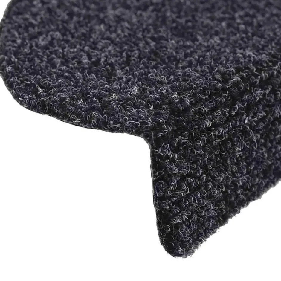 vidaXL - Trapmat - Zwart - Polypropyleen - 56 x 17 x 3 cm - 5 stuks
