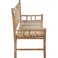 vidaXL - Tuinbank - Beige - Bamboe - 120 cm