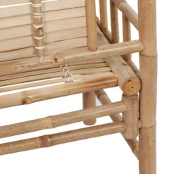 vidaXL - Tuinbank - Beige - Bamboe - 120 cm