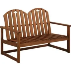 vidaXL - Tuinbank - Bruin - Hout