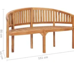 vidaXL - Tuinbank - Bruin - Hout - 151 cm
