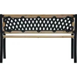 vidaXL - Tuinbank - Bruin - Hout - 120 x 53 x 77 cm