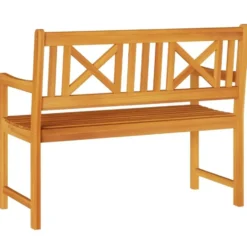 vidaXL - Tuinbank - Bruin - Massief acaciahout - 110 x 55.5 x 90 cm