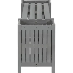 vidaXL - Tuinbank - Grijs - Acaciahout - 150 x 30 x 40 cm