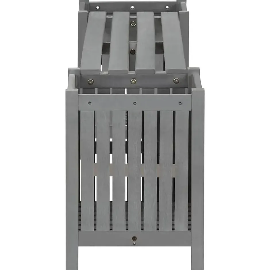 vidaXL - Tuinbank - Grijs - Acaciahout - 150 x 30 x 40 cm