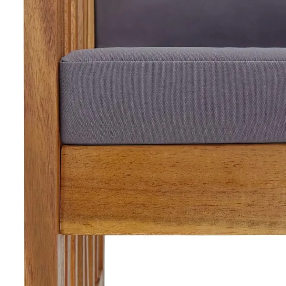 vidaXL - Tuinbank - Grijs - Hout